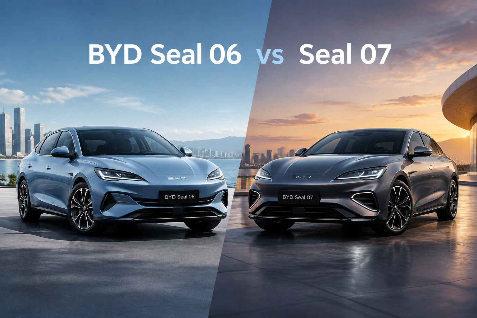 BYD Seal 06 vs Seal 07